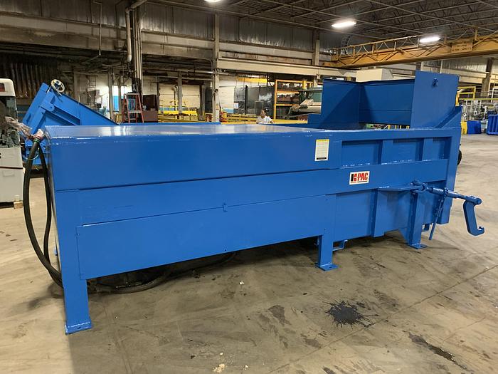 Used SHRED-TECH AZ-80 SHREDDER WITH COMPACTOR AND CONVEYOR