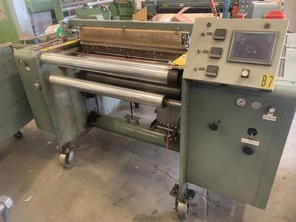 Used 40" GLOUCESTER MODEL 418 BOTTOM SEAL IN LINE BAG MACHINE