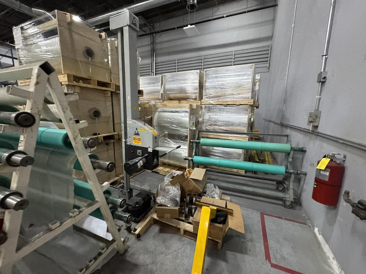 Used 59" WIDE NORDMECCANICA SUPER SIMPLEX 1500 SOLVENTLESS LAMINATOR - MFG 2012