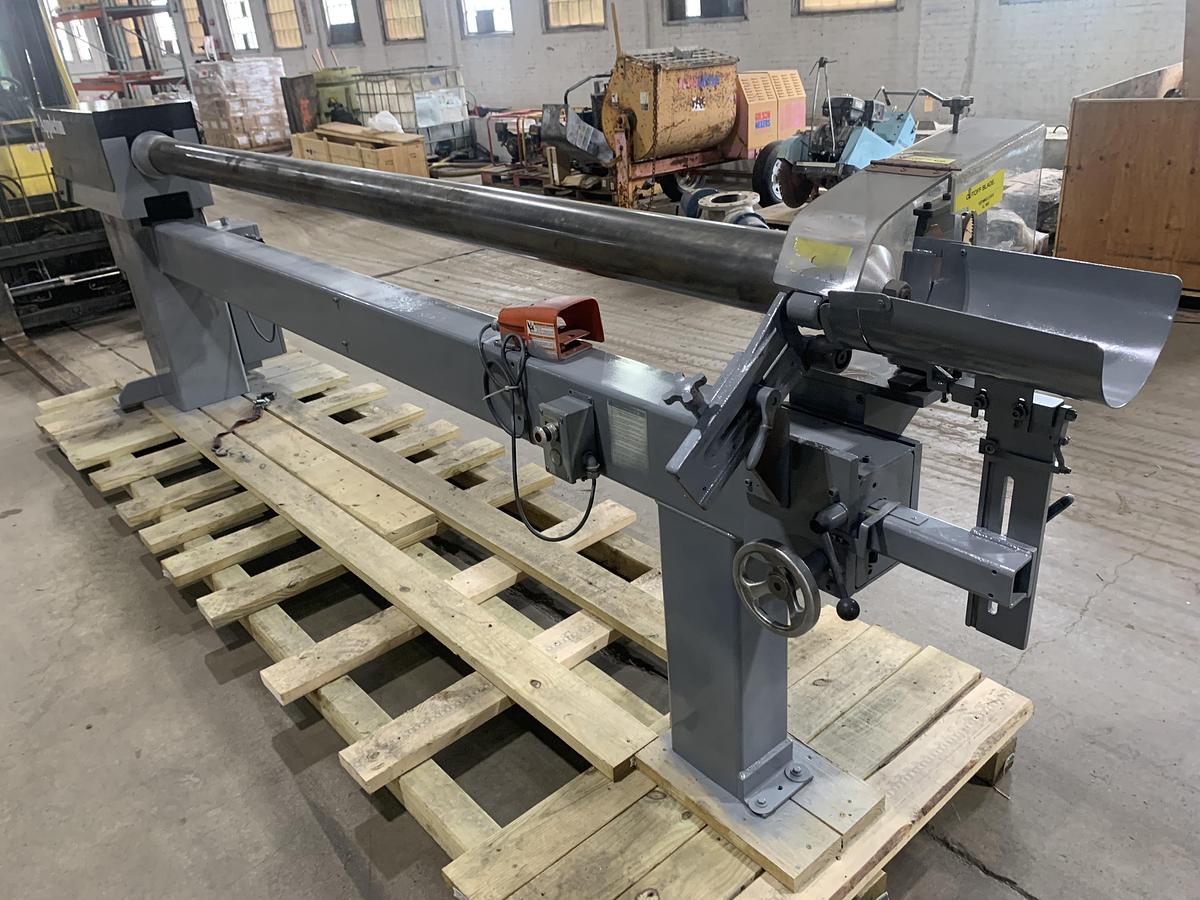 Used 120" WIDE APPLETON MENASHA MODEL S200 CORE CUTTER - 5" DIAMETER CORES