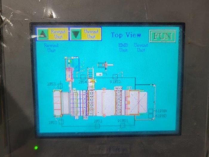 Used 112" CHAN LI (TAIWAN) JRT SLITTER REWINDER