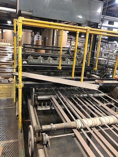 Used 64" CLARK AIKEN FIXED BED SHEETER