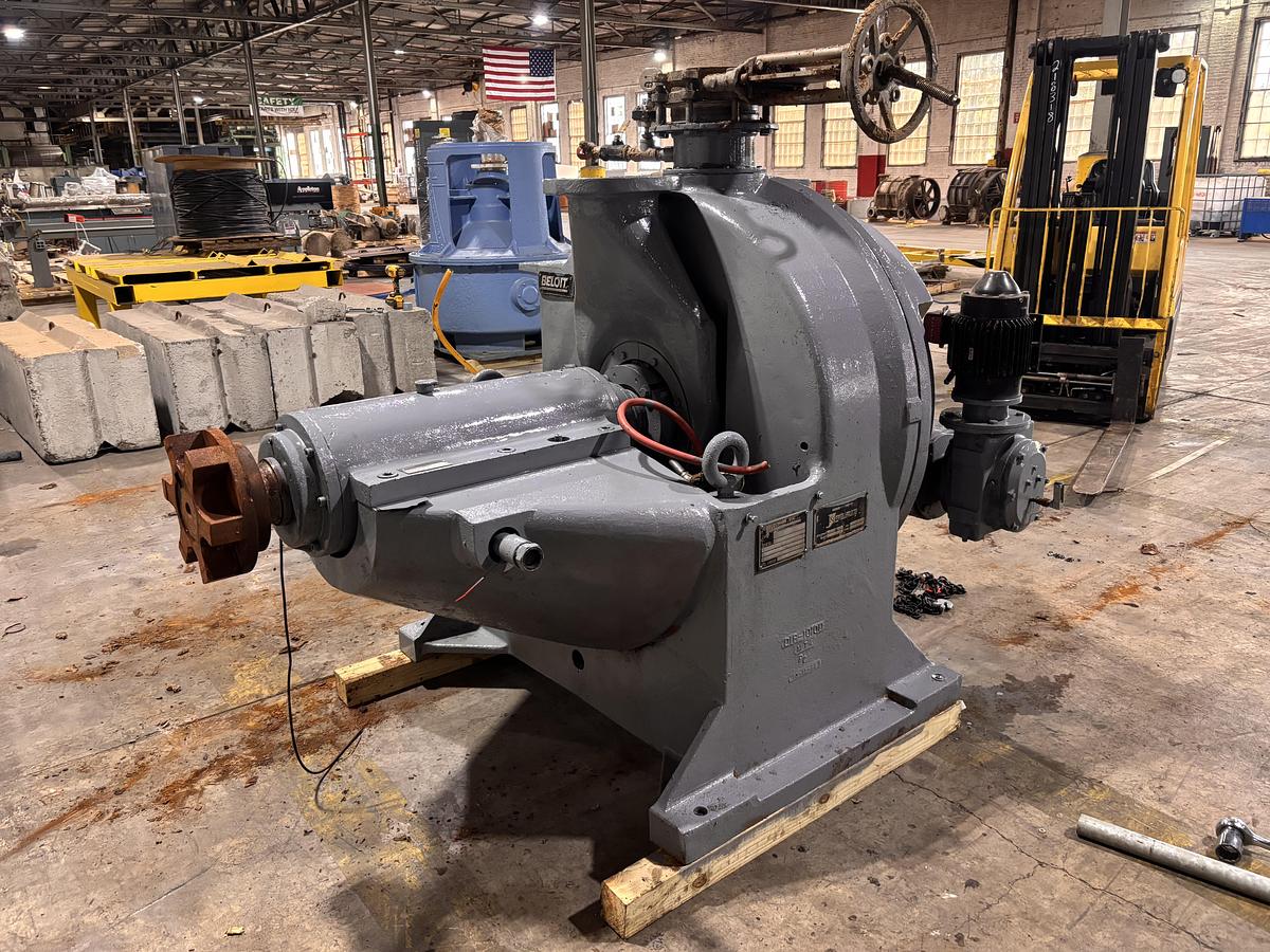 Used 34"/38" BELOIT VALMET DD4000 DOUBLE DISC REFINER