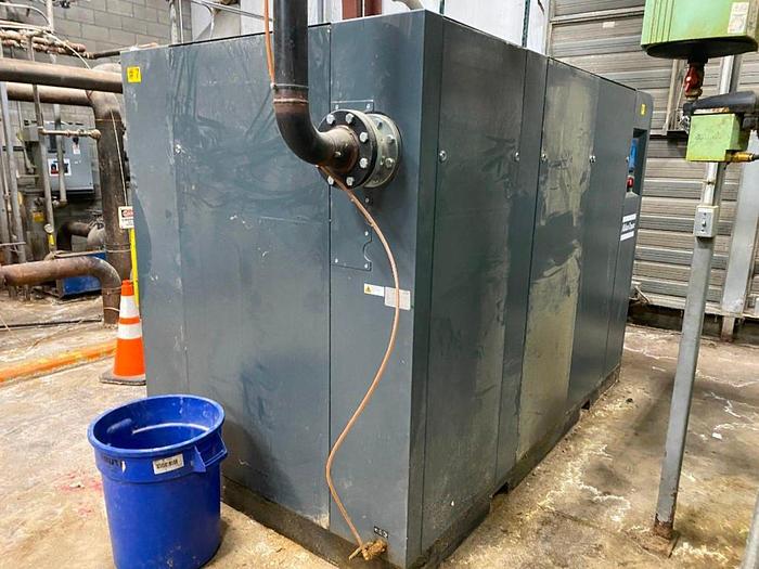 Used ATLAS COPCO AIR COMPRESSOR G 160VSD-10 MANUFACTURED 2020