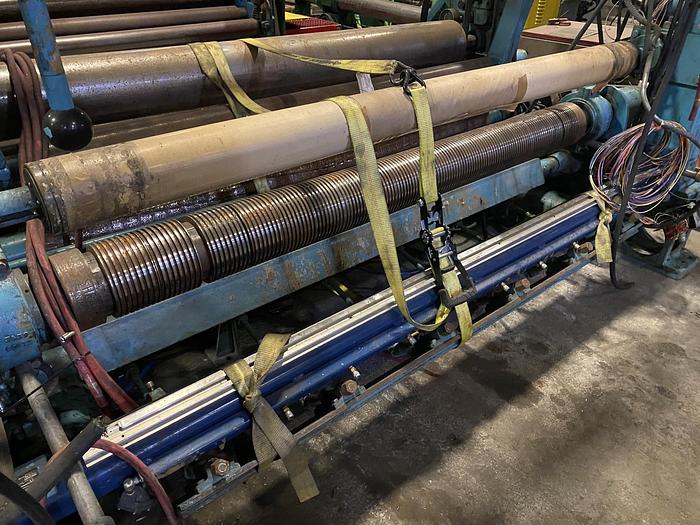 Used 77" WIDE JAGENBERG TWO DRUM WINDER 50" REWIND DIAMETER - PENDING SALE