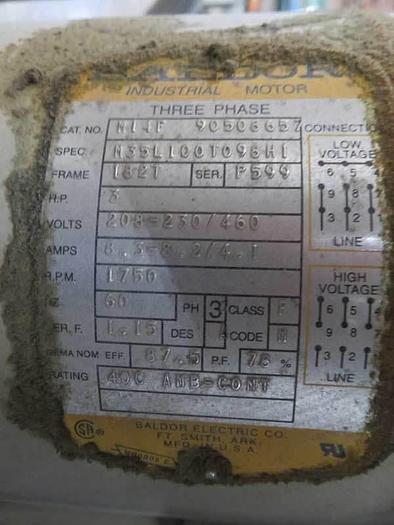 Used 1999 PTI pelletizing line with model TS4500 4.5″ 30:1 L/D extruder