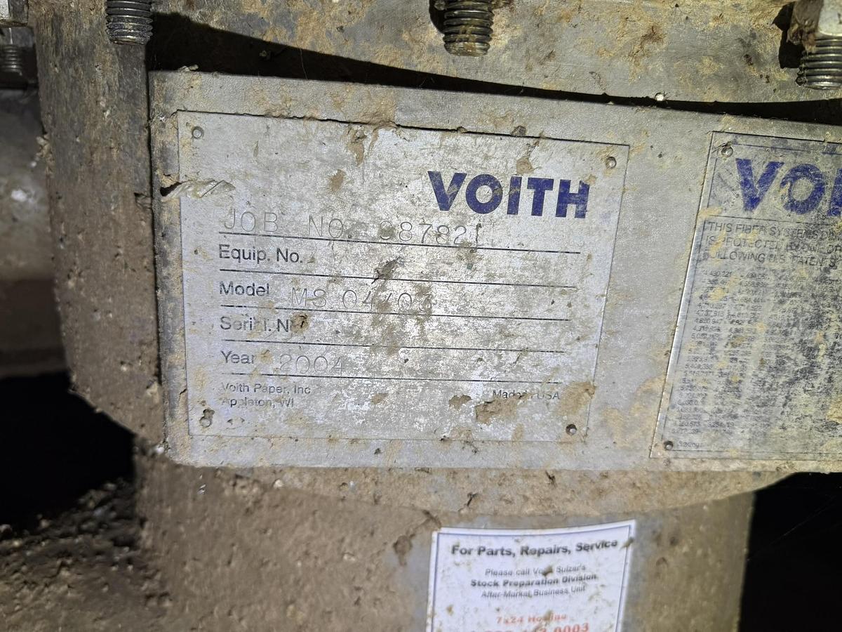 Used VOITH MS 04403 PRESSURE SCREEN 