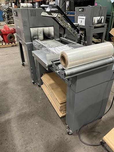Used BESELER  2016 MTB-SB-111 HOT KNIFE L-BAR SEALER SHRINK WRAP SYSTEM