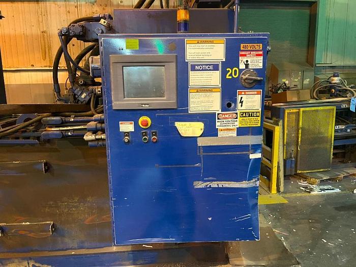 Used AMERICAN MODEL PAC HORIZONTAL AUTO TIE BALER WITH PARKER CONTROLS 30 HP - NEEDS REBUILD