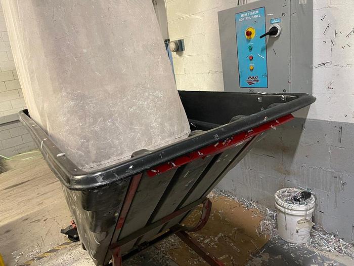 Used PAC PRECISION AIR CONVEY TRIM CHOPPER AND BLOWER SYSTEM