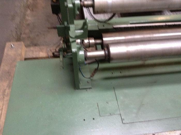 Used 74" RECONDITIONED DUSENBERY MODEL 260 FS DUPLEX CENTER SURFACE SLITTER REWINDER - PENDING JF