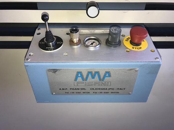 Used AMA-PISANI T-400 BALONEY CUTTER 85" WIDTH 12" DIAMTER ROLL