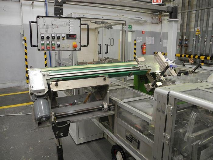 Used HARRO HOFLIGER FACIAL TISSUE CARTONER MODEL BK40-9