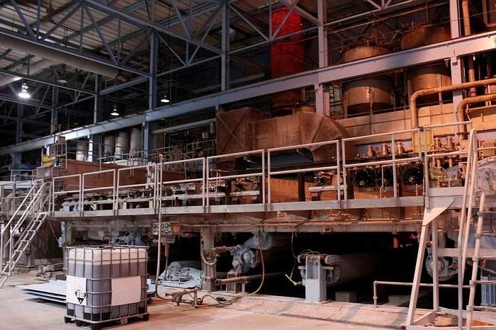 Used 220" (5.59M) METSO / BELOIT FOURDRINIER PAPER MACHINE