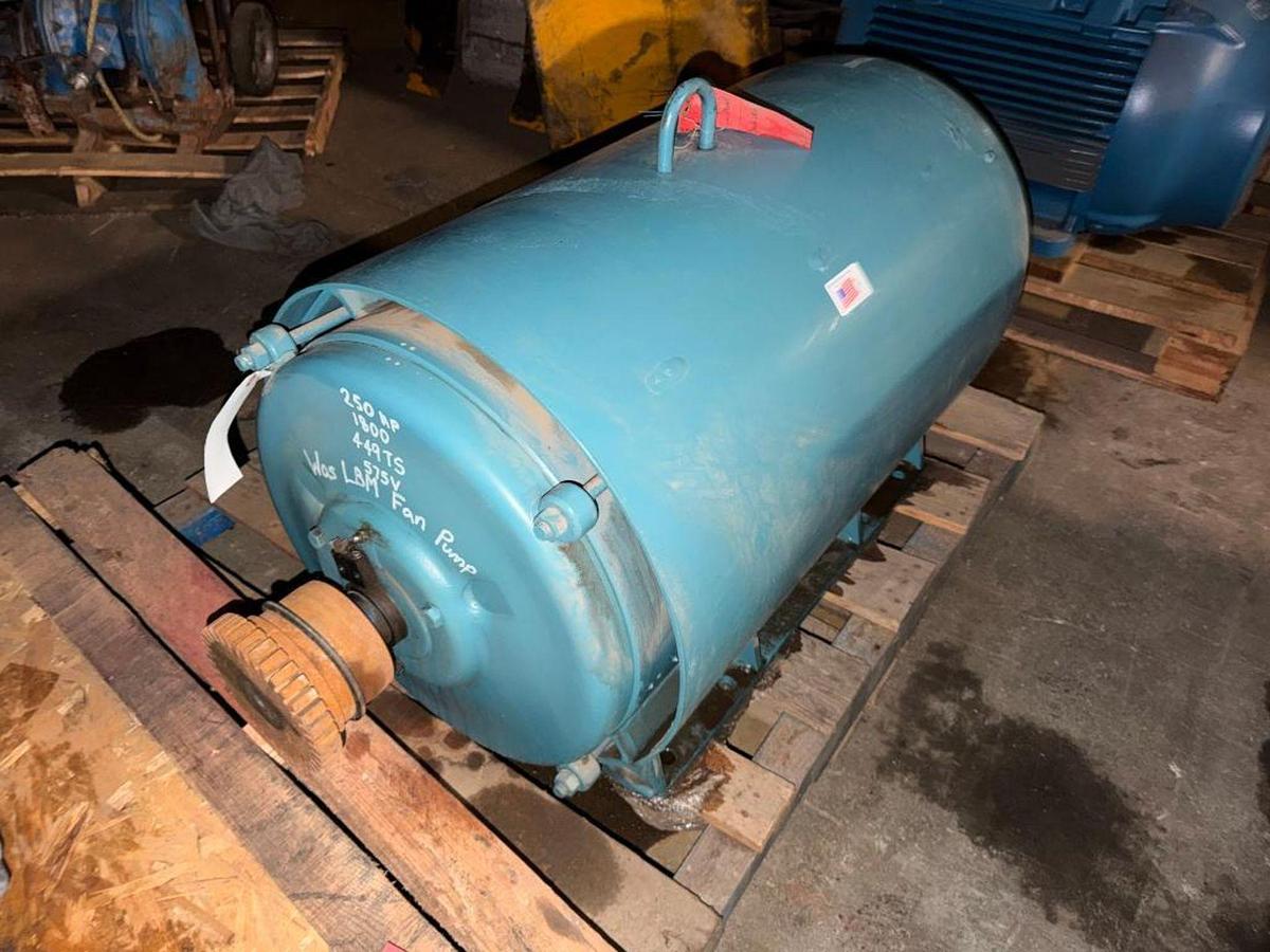 Used 250HP APPLIED DYNAMICS CORP AC MOTOR FRAME 449TS