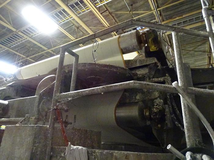 Used 122" (3.1M) TWIN WIRE WETLAP MACHINE W/ MODIFIED HEADBOX IN 2018 RATED 232 AIR DRY TONS