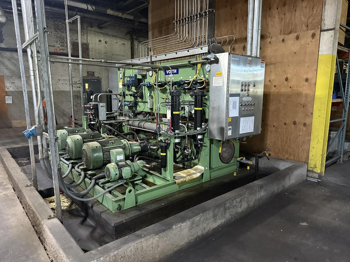 Used 110" (2.8M) VOITH FOURDRINIER PAPER MACHINE (2002) – LINERBOARD / TUBE & CORE – 72" DIAMETER DRYERS – DUAL SHOE PRESS (LBM)