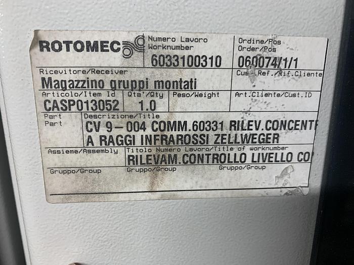 Used 40" ROTOMEC MODEL RS 4003 10 COLOR ROTOGRAVURE PRESS (SOLVENT INK) MFG. 2006