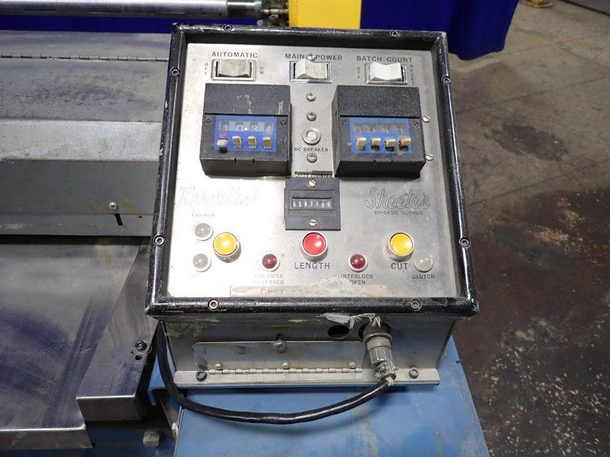 Used 37" WIDE ROSENTHAL SHEETER MODEL WA-S-3-HIBEVAA