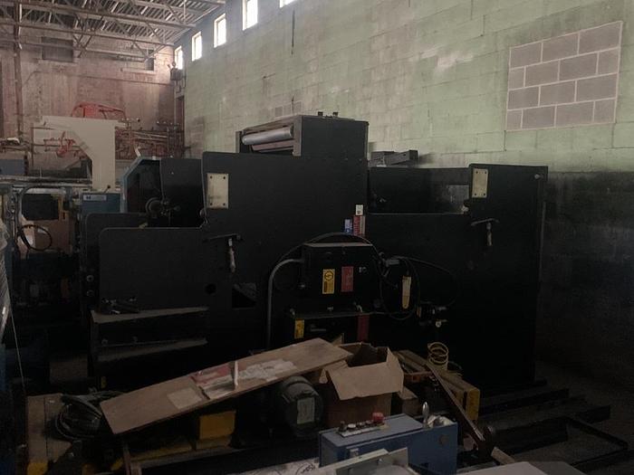 Used 40" BUTLER AUTOMATIC ROLL SPLICER 50" DIAMETER ROLLS