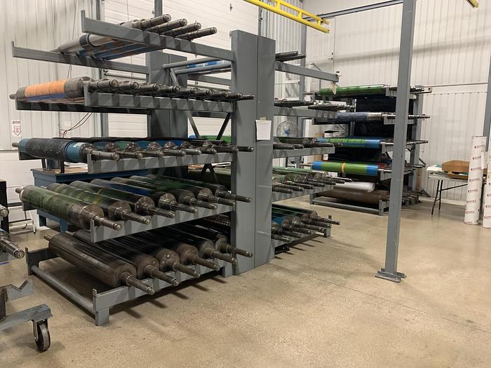 Used 54" PCMC 6 COLOR FLEXOGRAPHIC PRESS - STILL RUNNING - UPDATED APPX 2016