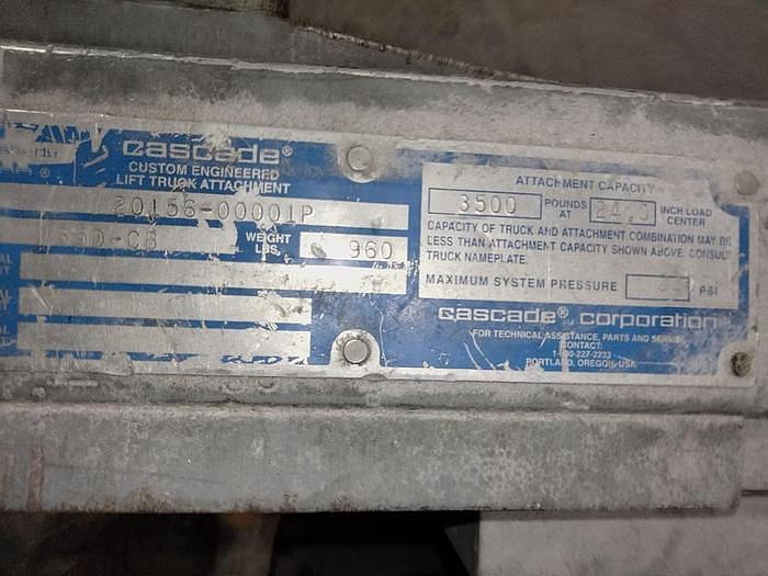 Used CASCADE BALE CLAMP