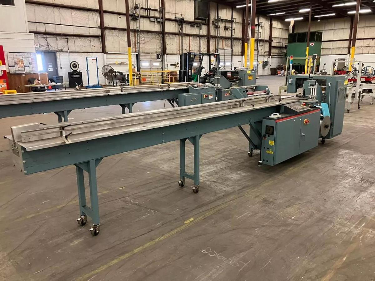 Used SHANKLIN F-5AC AUTOMATIC SIDE SEAL SHRINK WRAPPER