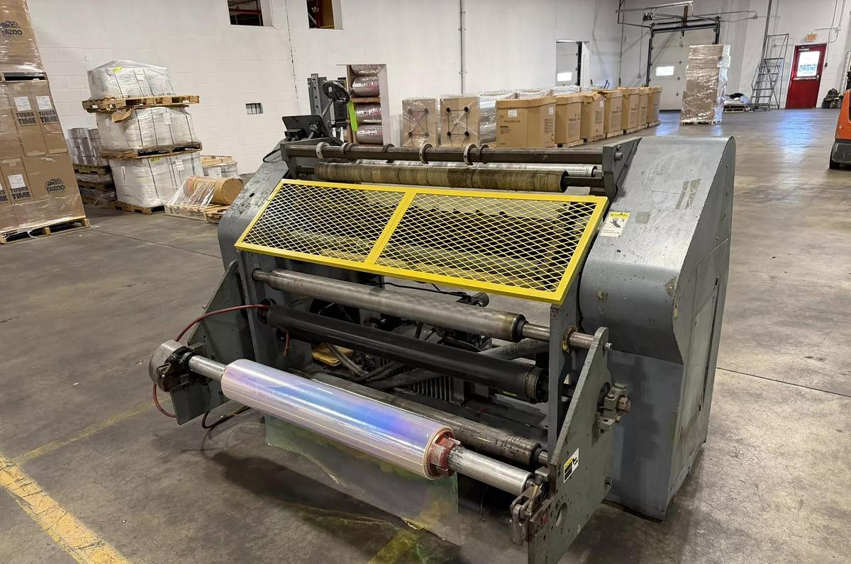 Used 45" DUSENBERY MODEL 635 BL DUPLEX SLITTER REWINDER 24" REWIND DIAMETER