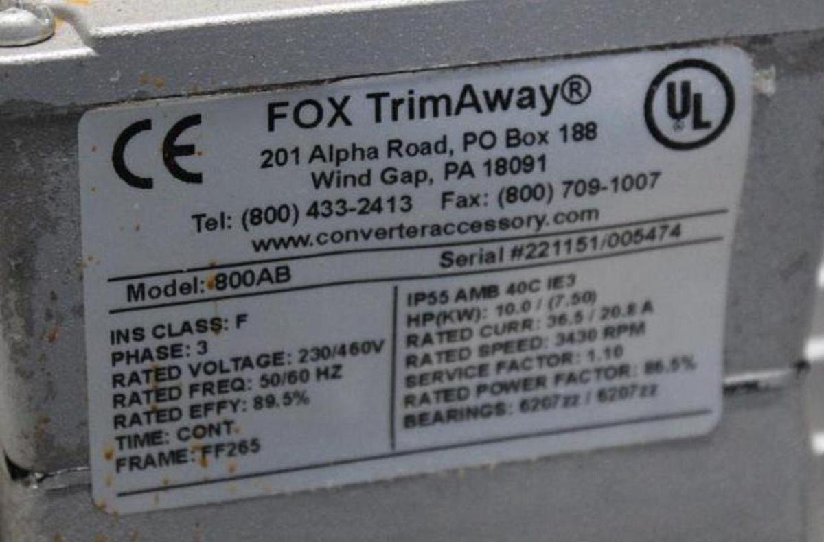 Used 300 HP CUMBERLAND 50H GRANULATOR HOGGER