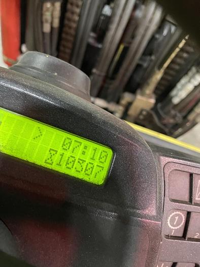 Used 12,000 POUND HYSTER S120FTPRS FORKLIFT WITH PAPER ROLL CLAMP MFG. 2018