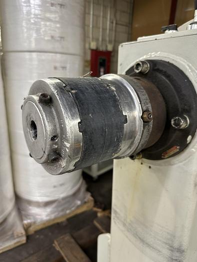 Used 60" WEBCO SHAFTLESS FLOOR PICK UP UNWIND STAND WITH EDGE GUIDE 60" DIAMETER