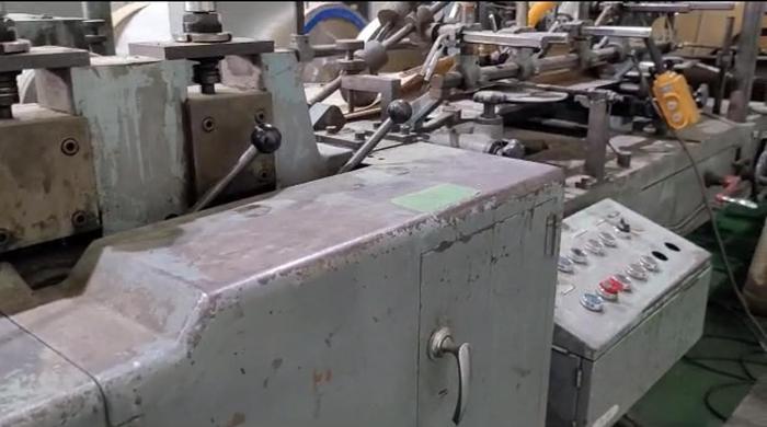 Used NEWLONG MODEL 177T + 506TH SOS PAPER BAG MACHINE WITH PAPER HANDLES