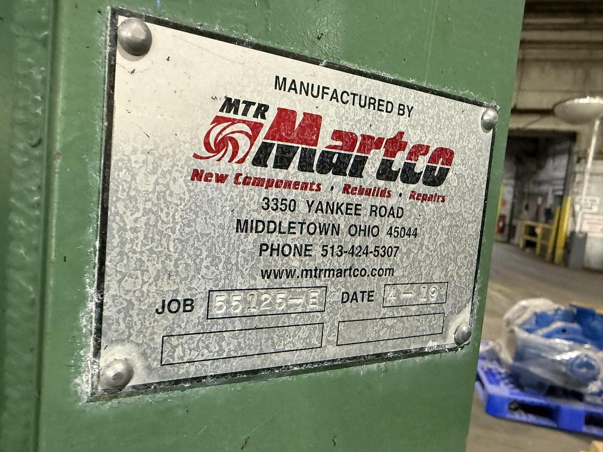 Used MTR MARTCO 4' DIAMETER MINI PULPER 304L STAINLESS STEEL MANUFACTURED 2019