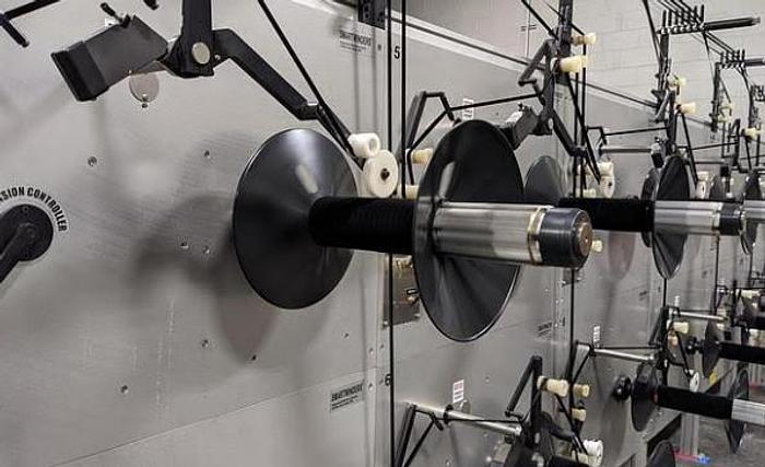 Used 16" INDEPENDENT MACHINE CO 14 HEAD SPOOLING SYSTEM