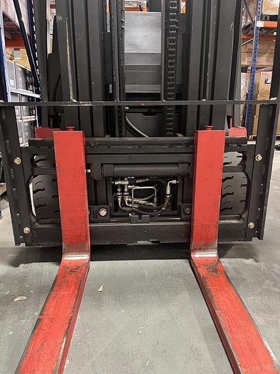 Used RAYMOND 445-C35TT 3500LB CAPACITY ELECTRIC FORKLIFT SIDESHIFT 3-STAGE MAST