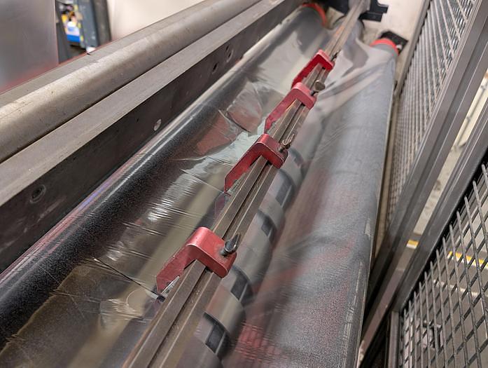 Used 55" WIDE TITAN SR7 DUPLEX SLITTER - TEST RUN INCLUDED