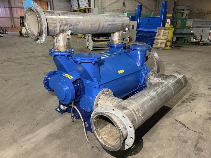 Used NES MODEL 2BE 42 2BE3426-2BY3-3 SINGLE STAGE VACUUM PUMP