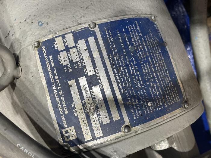 Used 30" WIDE STANFORD MODEL 142-30 DOCTOR MACHINE WITH SCORE SLITTING