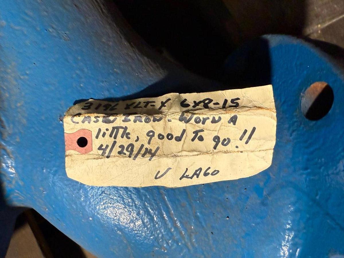 Used GOULDS 3196 XLT-X SIZE 6X8-15 PUMP CAST IRON