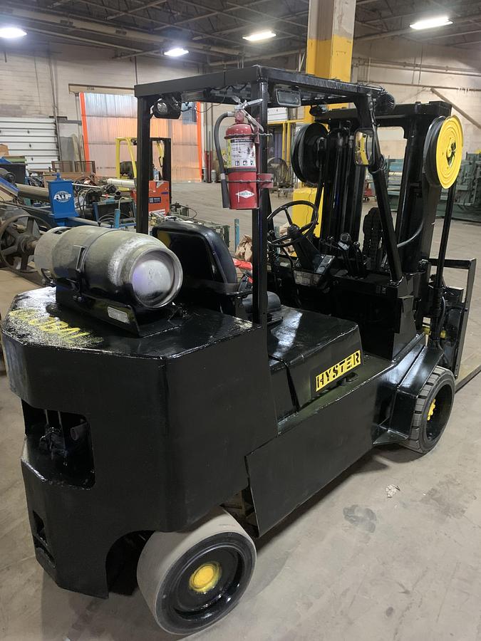 Used 12,000 LB. HYSTER MDL 120XL2 WITH SIDE SHFT 6,327 HOURS