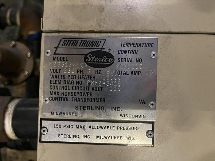 Used STERLING, INC. STERLCO MODEL M29312-ECX STERL-TRONIC OIL HEATER - PENDING JF