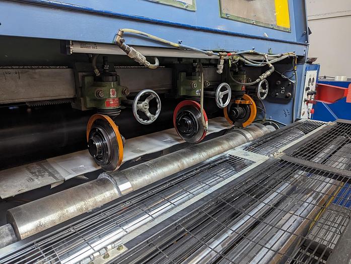 Used 57" (1450mm) SHM 1450 SYNCHRO ROTARY SHEETER - STILL INSTALLED
