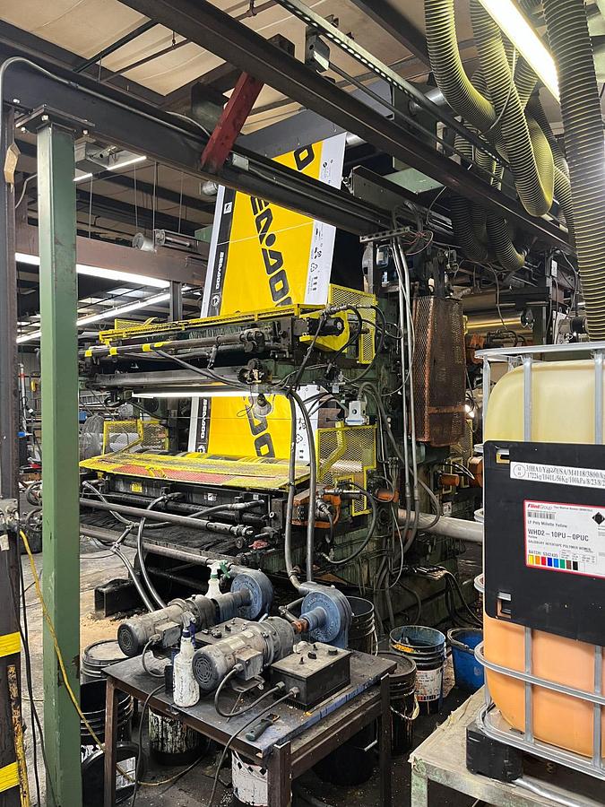 Used 65" WIDE WOLVERINE 4 COLOR STACK PRESS 