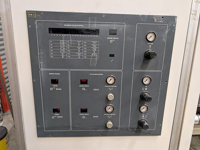 Used 55" WIDE TITAN SR7 DUPLEX SLITTER - TEST RUN INCLUDED