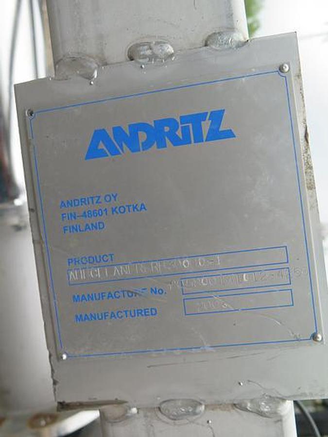 Used ANDRITZ MODEL RB300HD -1 HIGH DENSITY CLEANER