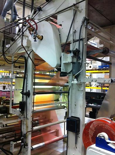 Used 54" PCMC 6 COLOR FLEXOGRAPHIC PRESS - STILL RUNNING - UPDATED APPX 2016