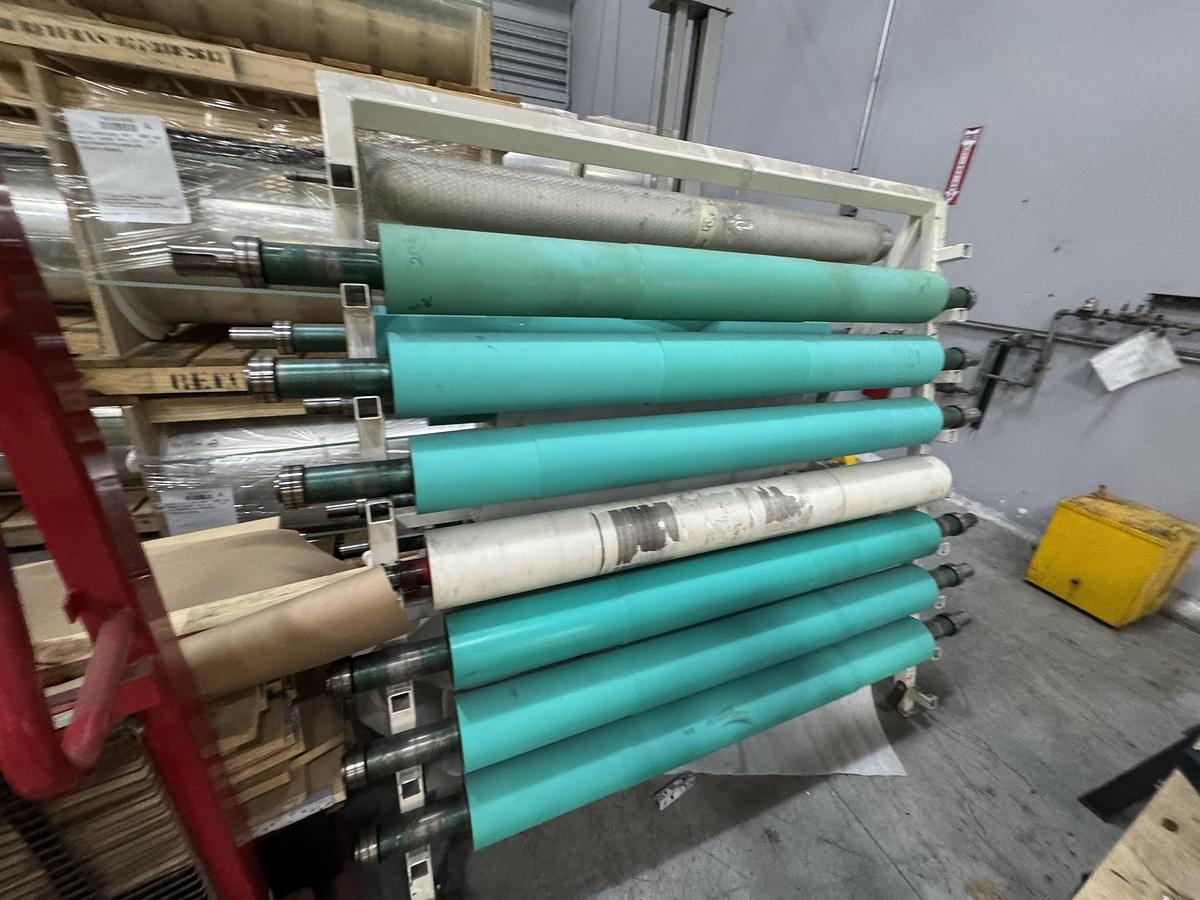 Used 59" WIDE NORDMECCANICA SUPER SIMPLEX 1500 SOLVENTLESS LAMINATOR - MFG 2012