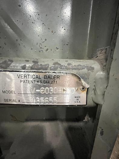 Used MARATHON MODEL V6 VERTICAL BALER