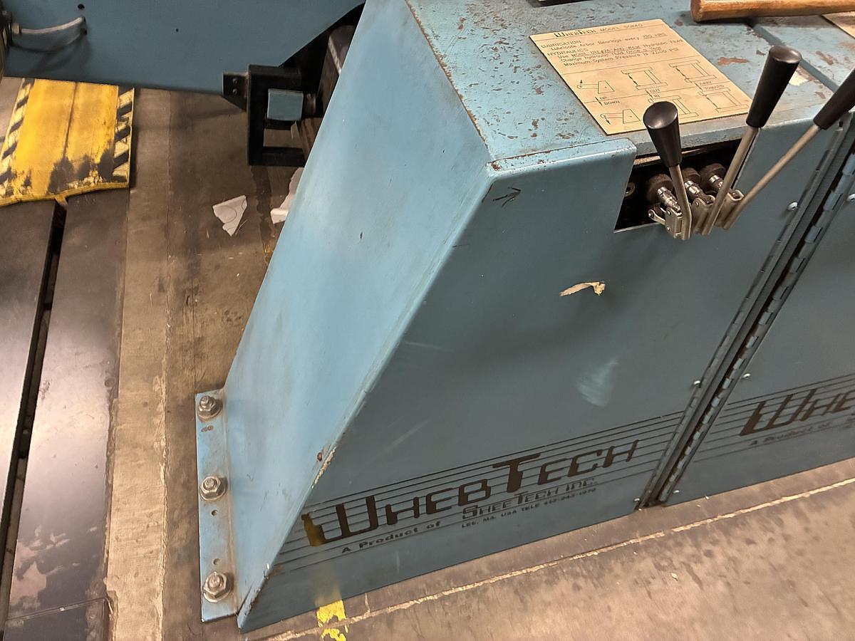 Used 38" WIDE EVTEC DUAL ROTARY CUT SIZE SHEETER