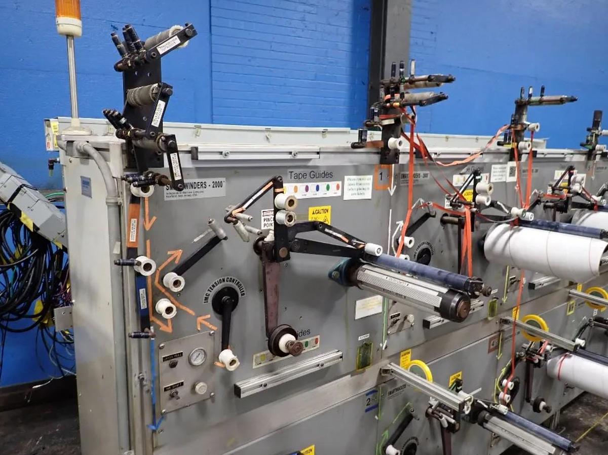 Used INDEPENDENT MACHINE COMPANY SMARTWINDER 8 SPOOLING STATIONS